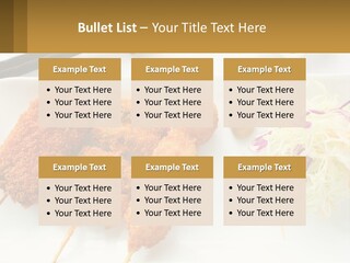 Gourmet Pork Plate PowerPoint Template