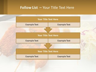 Gourmet Pork Plate PowerPoint Template