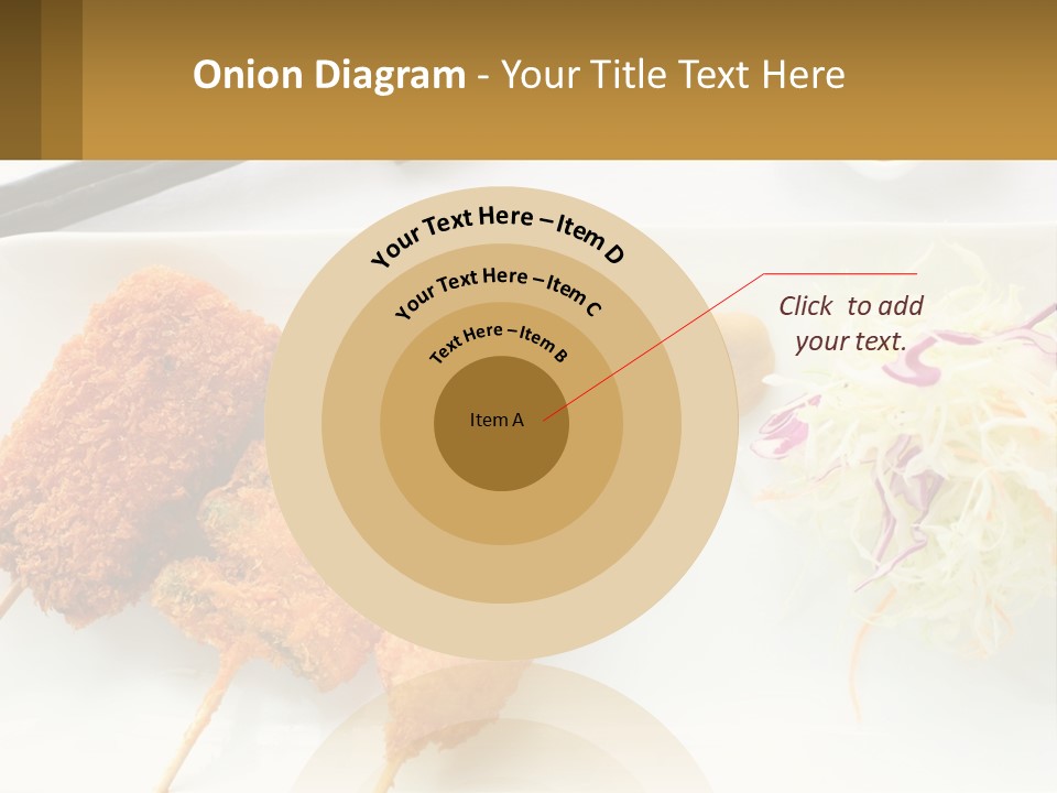 Gourmet Pork Plate PowerPoint Template