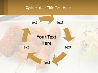 Gourmet Pork Plate PowerPoint Template