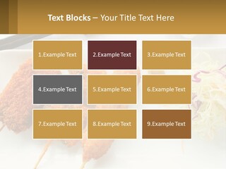 Gourmet Pork Plate PowerPoint Template