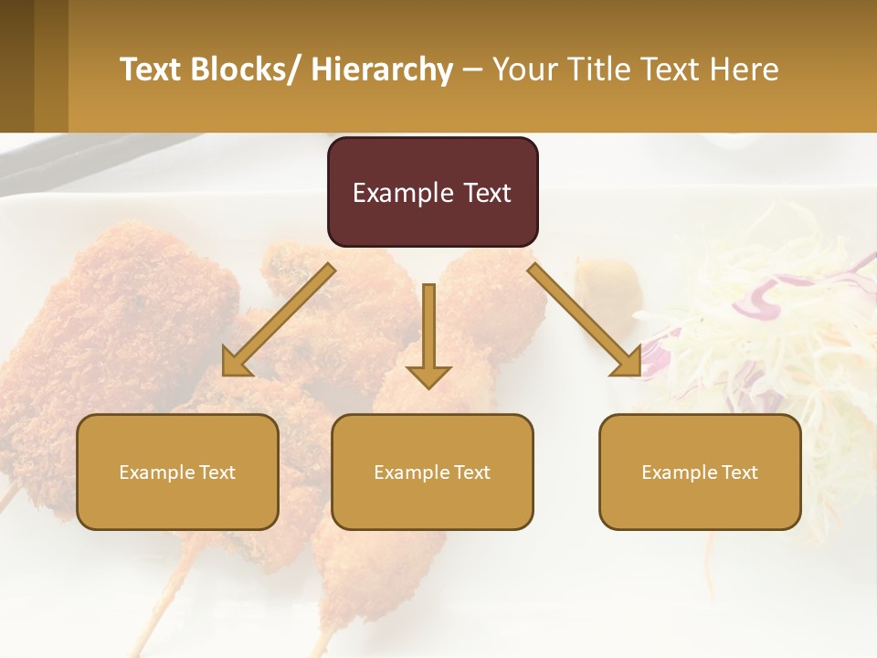 Gourmet Pork Plate PowerPoint Template