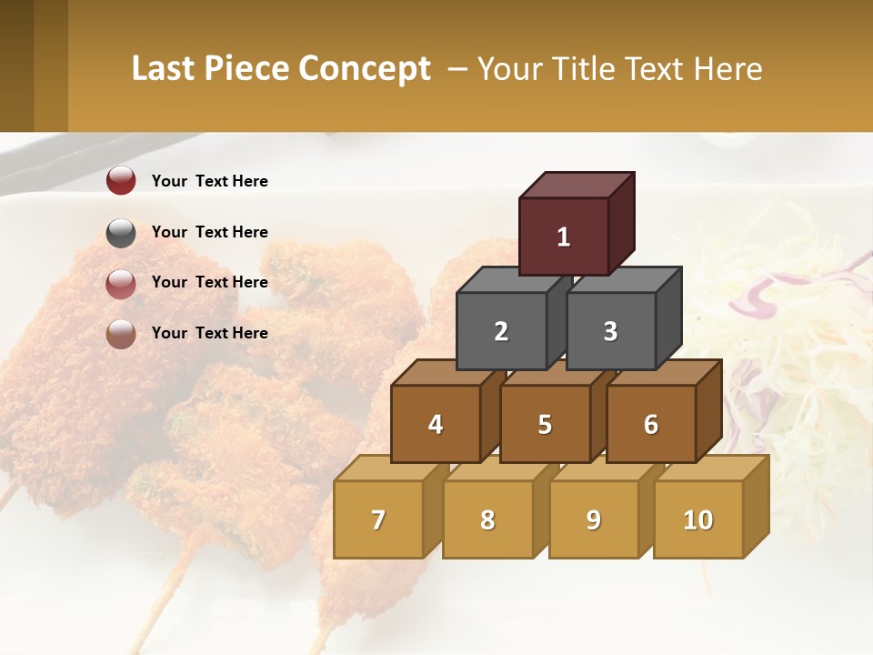 Gourmet Pork Plate PowerPoint Template