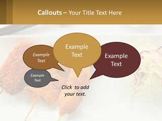 Gourmet Pork Plate PowerPoint Template