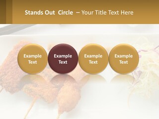 Gourmet Pork Plate PowerPoint Template