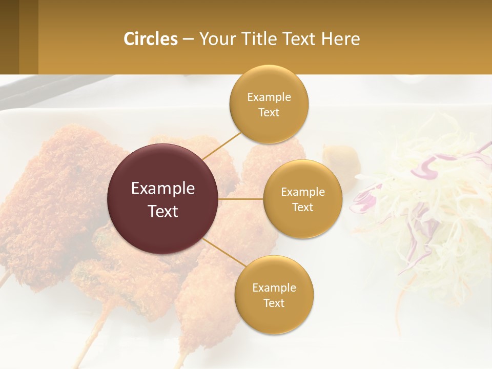 Gourmet Pork Plate PowerPoint Template