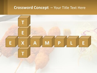 Gourmet Pork Plate PowerPoint Template