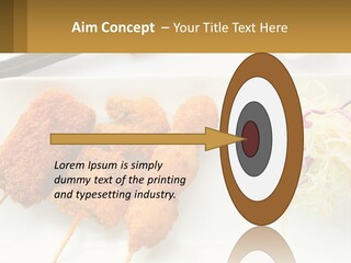 Gourmet Pork Plate PowerPoint Template