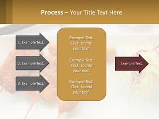 Gourmet Pork Plate PowerPoint Template