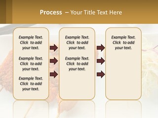 Gourmet Pork Plate PowerPoint Template