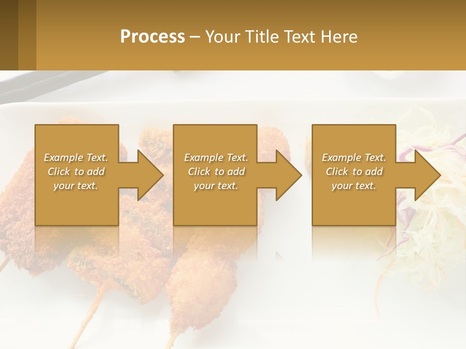Gourmet Pork Plate PowerPoint Template