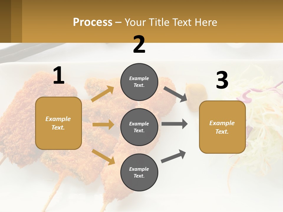 Gourmet Pork Plate PowerPoint Template