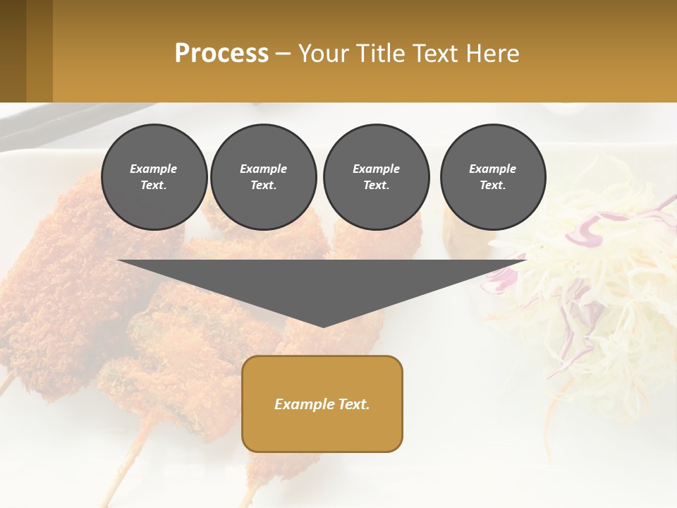 Gourmet Pork Plate PowerPoint Template