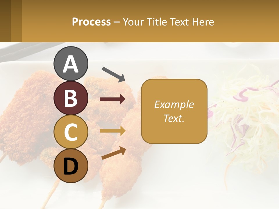Gourmet Pork Plate PowerPoint Template