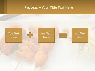 Gourmet Pork Plate PowerPoint Template