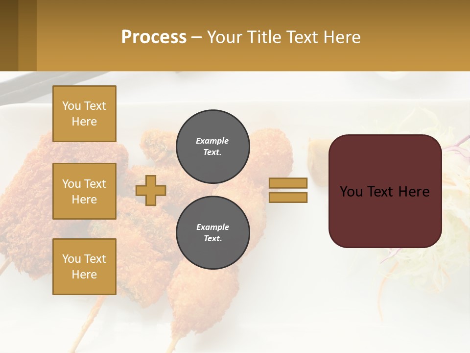 Gourmet Pork Plate PowerPoint Template