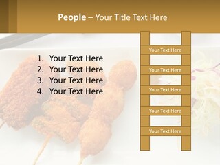 Gourmet Pork Plate PowerPoint Template