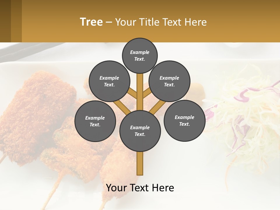 Gourmet Pork Plate PowerPoint Template