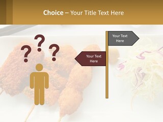 Gourmet Pork Plate PowerPoint Template