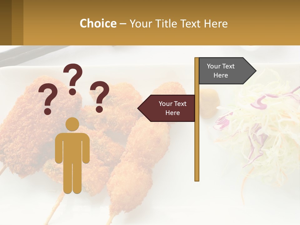 Gourmet Pork Plate PowerPoint Template