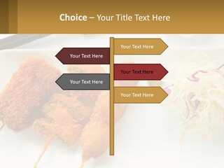 Gourmet Pork Plate PowerPoint Template