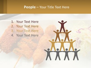 Gourmet Pork Plate PowerPoint Template