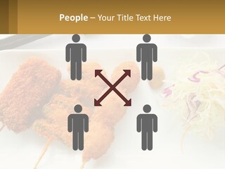 Gourmet Pork Plate PowerPoint Template