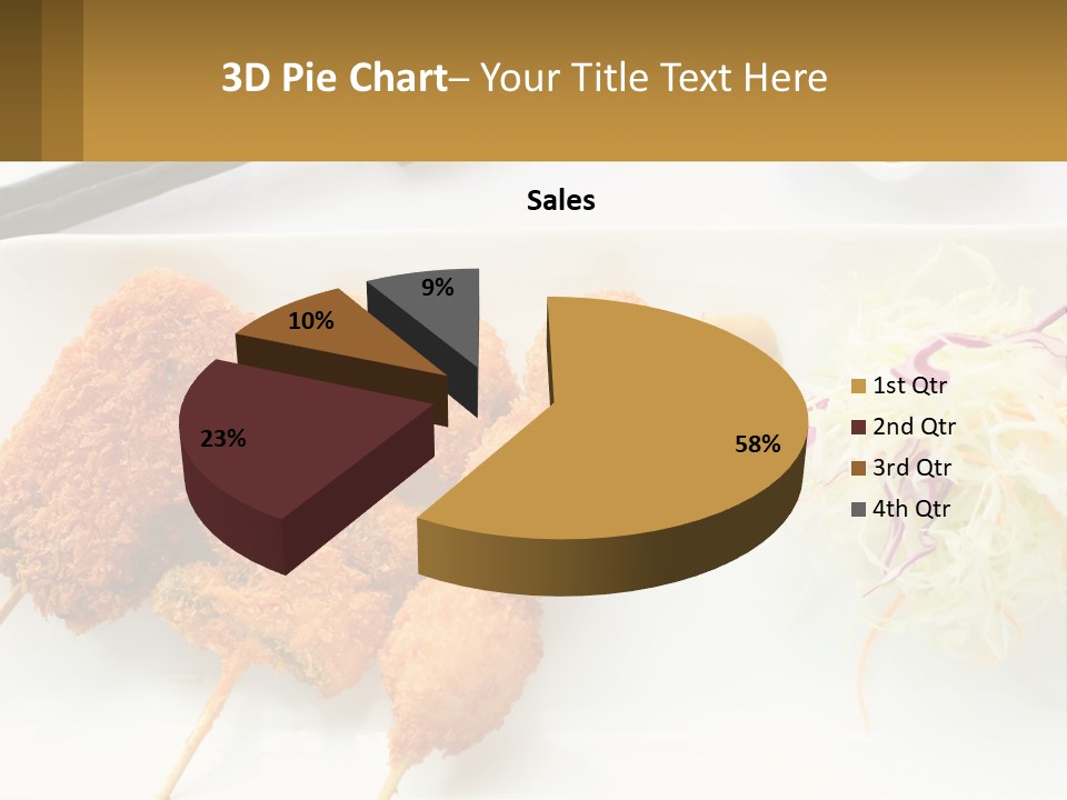 Gourmet Pork Plate PowerPoint Template