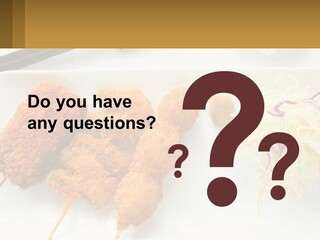 Gourmet Pork Plate PowerPoint Template