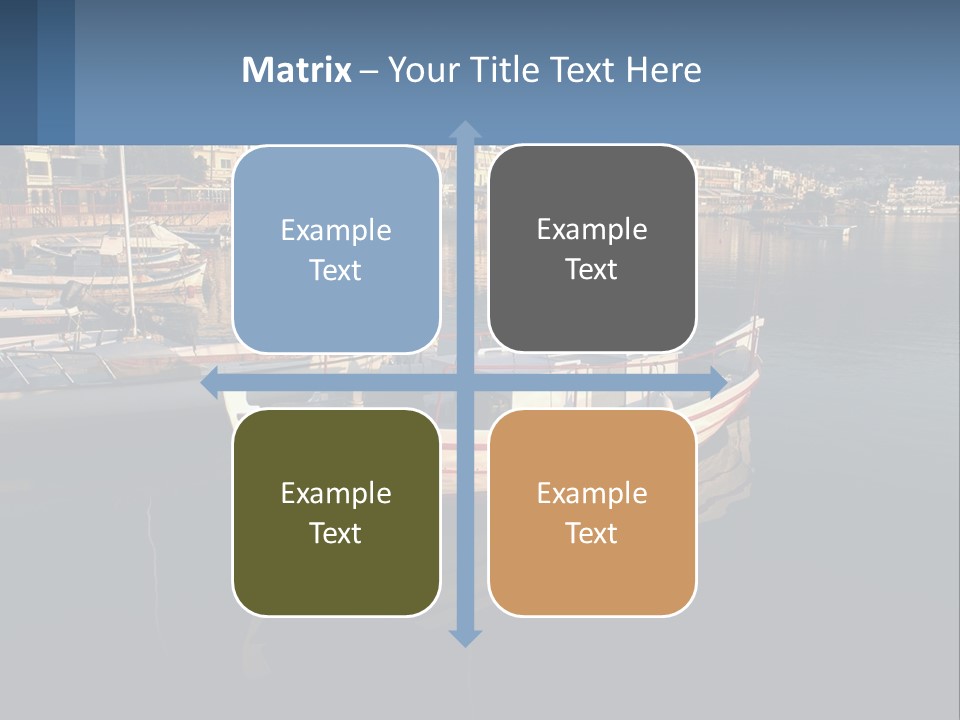 Greece Coast Hersonissos PowerPoint Template