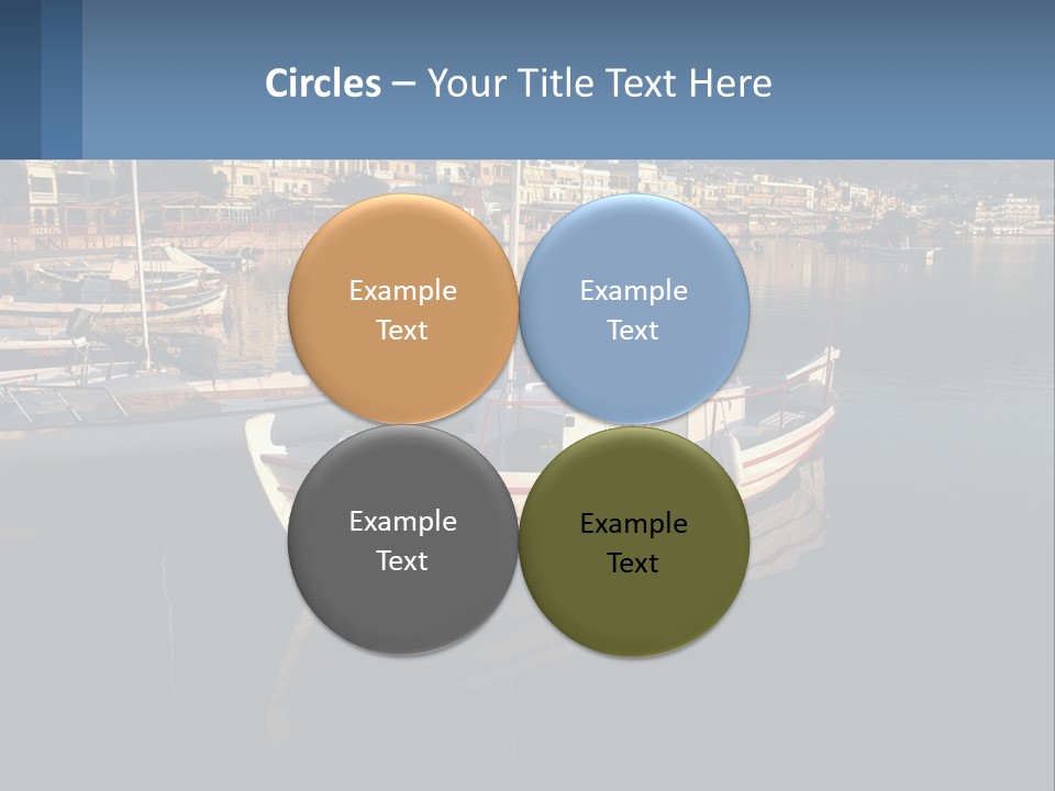 Greece Coast Hersonissos PowerPoint Template