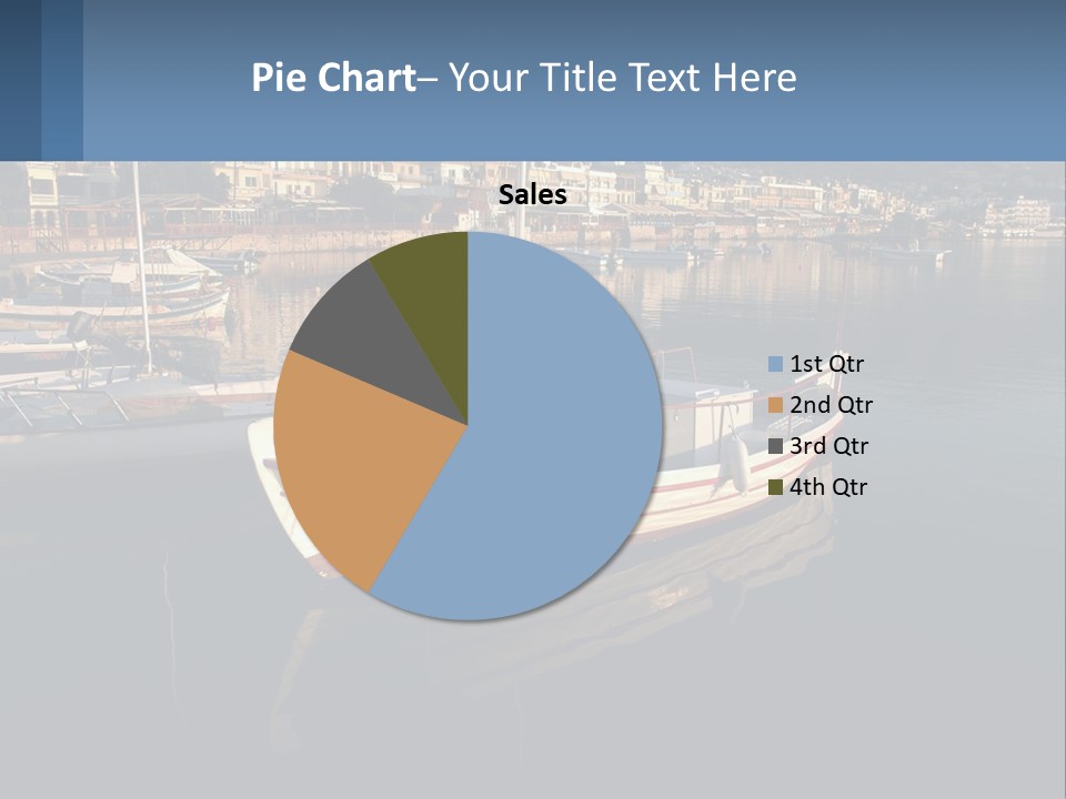 Greece Coast Hersonissos PowerPoint Template