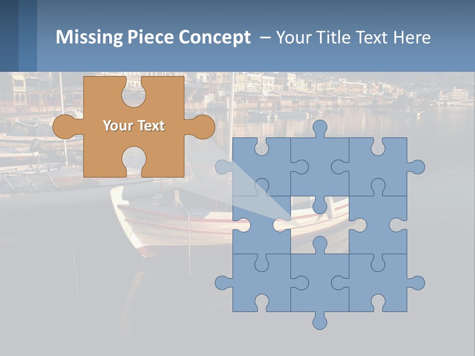 Greece Coast Hersonissos PowerPoint Template