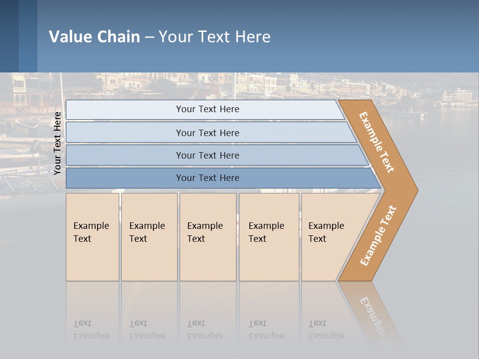 Greece Coast Hersonissos PowerPoint Template
