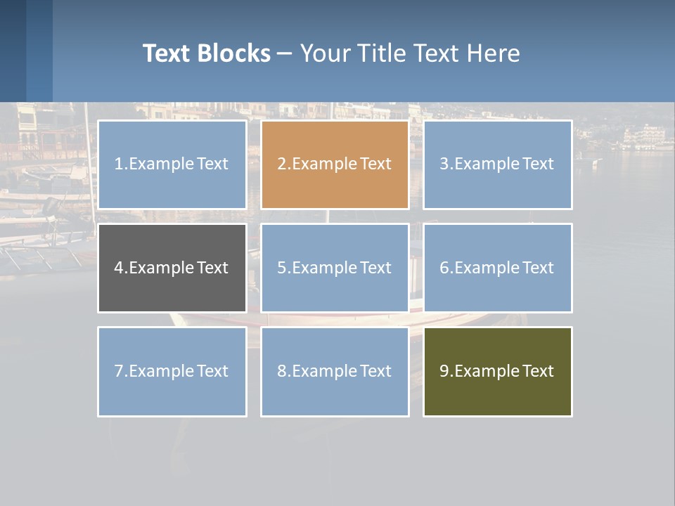 Greece Coast Hersonissos PowerPoint Template