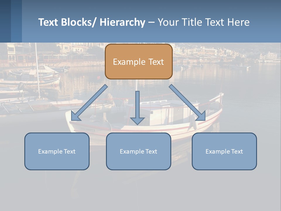 Greece Coast Hersonissos PowerPoint Template