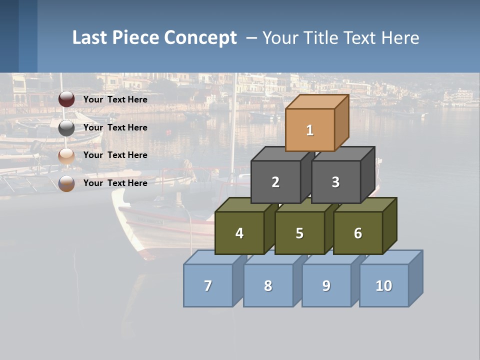 Greece Coast Hersonissos PowerPoint Template