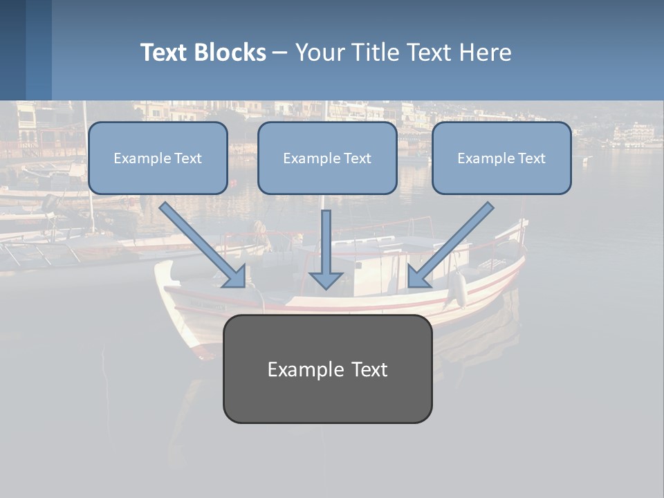 Greece Coast Hersonissos PowerPoint Template