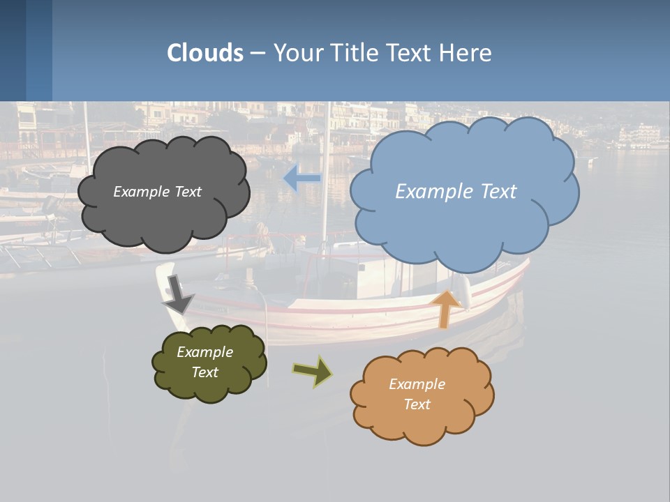 Greece Coast Hersonissos PowerPoint Template