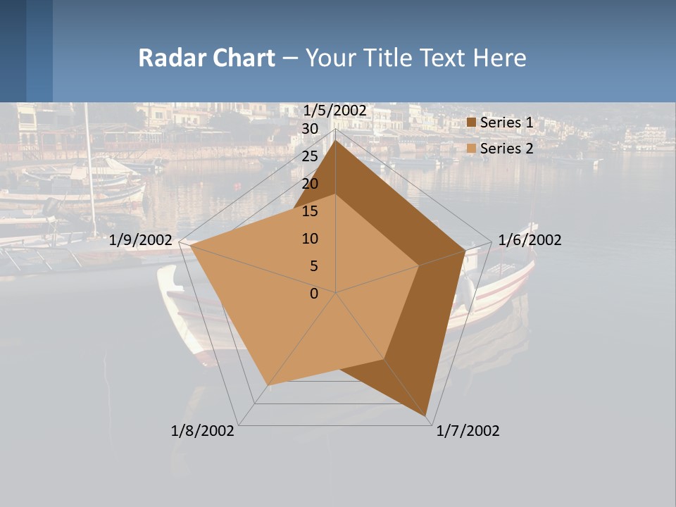 Greece Coast Hersonissos PowerPoint Template