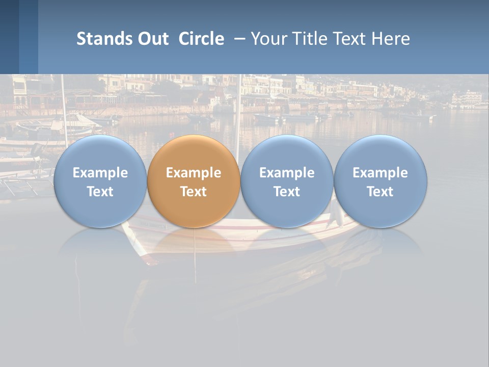 Greece Coast Hersonissos PowerPoint Template