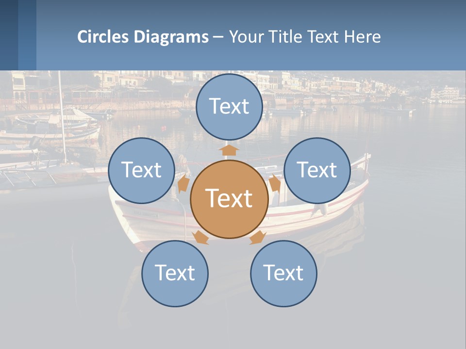 Greece Coast Hersonissos PowerPoint Template