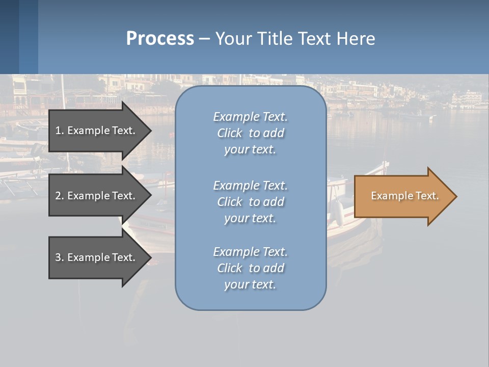 Greece Coast Hersonissos PowerPoint Template