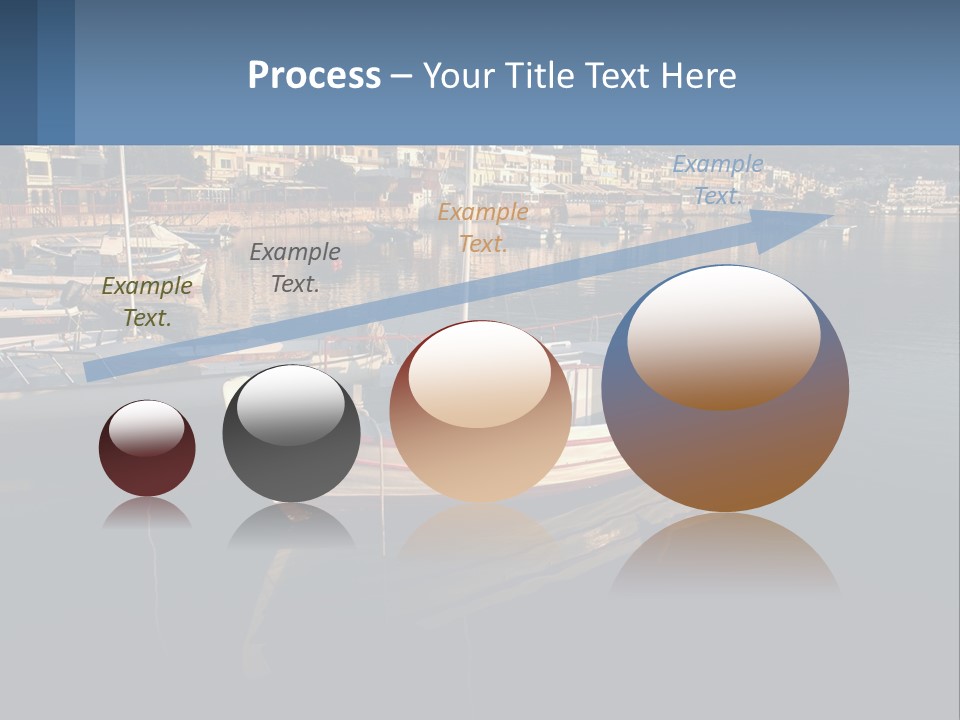 Greece Coast Hersonissos PowerPoint Template