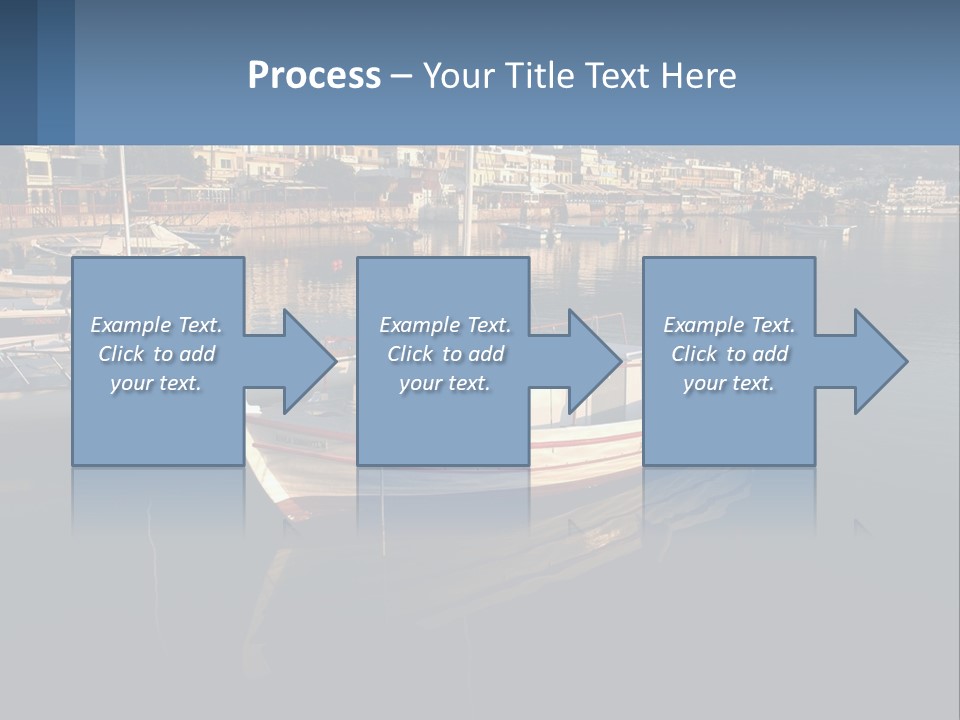 Greece Coast Hersonissos PowerPoint Template
