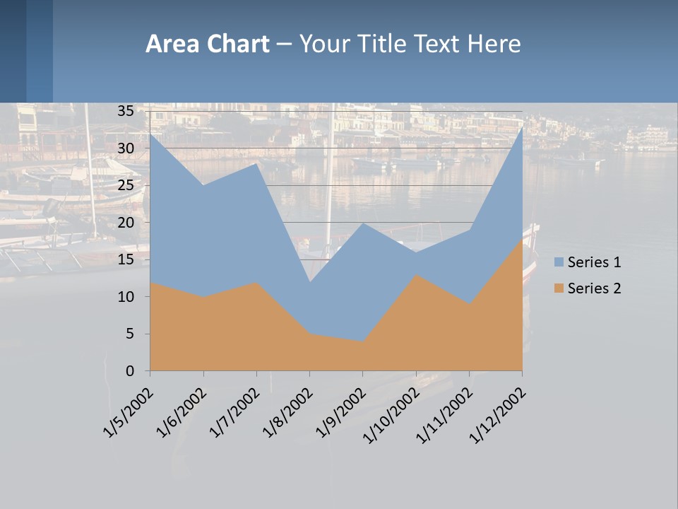 Greece Coast Hersonissos PowerPoint Template