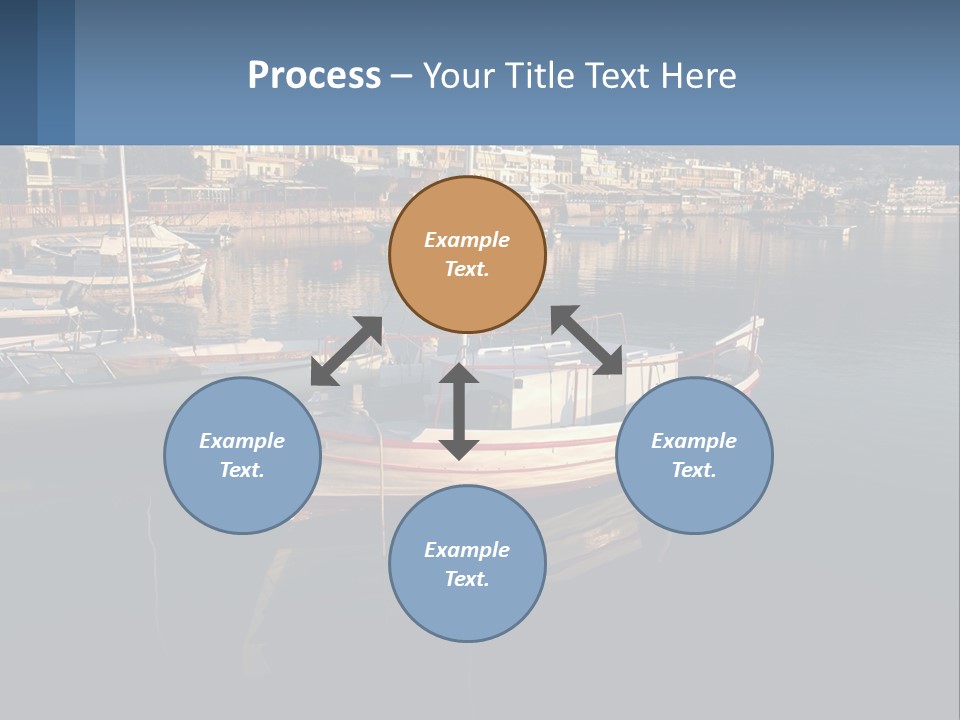 Greece Coast Hersonissos PowerPoint Template