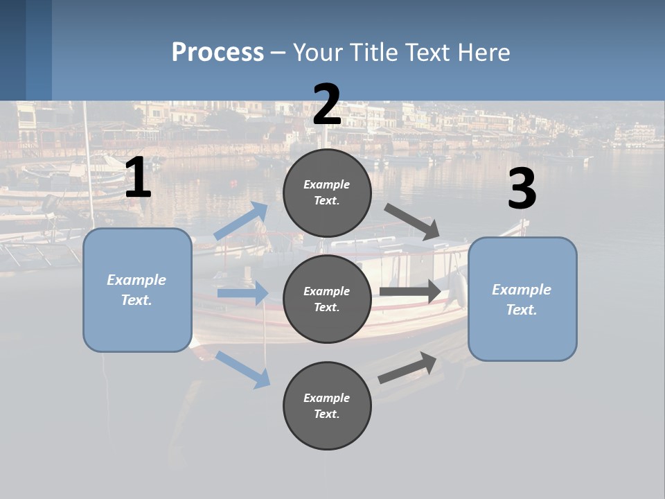 Greece Coast Hersonissos PowerPoint Template