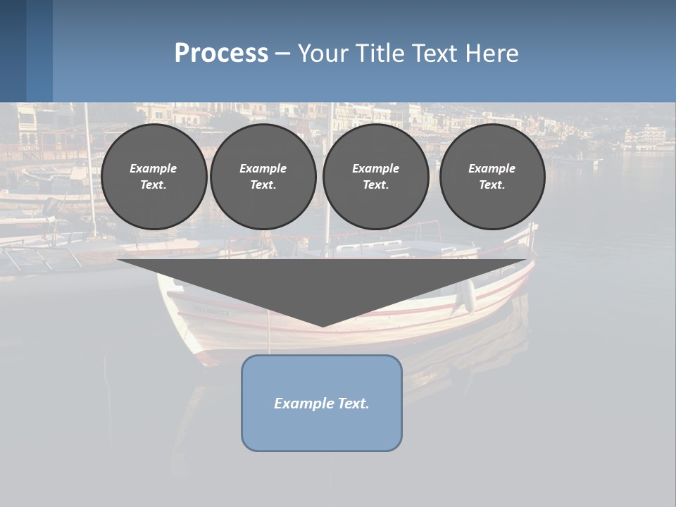 Greece Coast Hersonissos PowerPoint Template