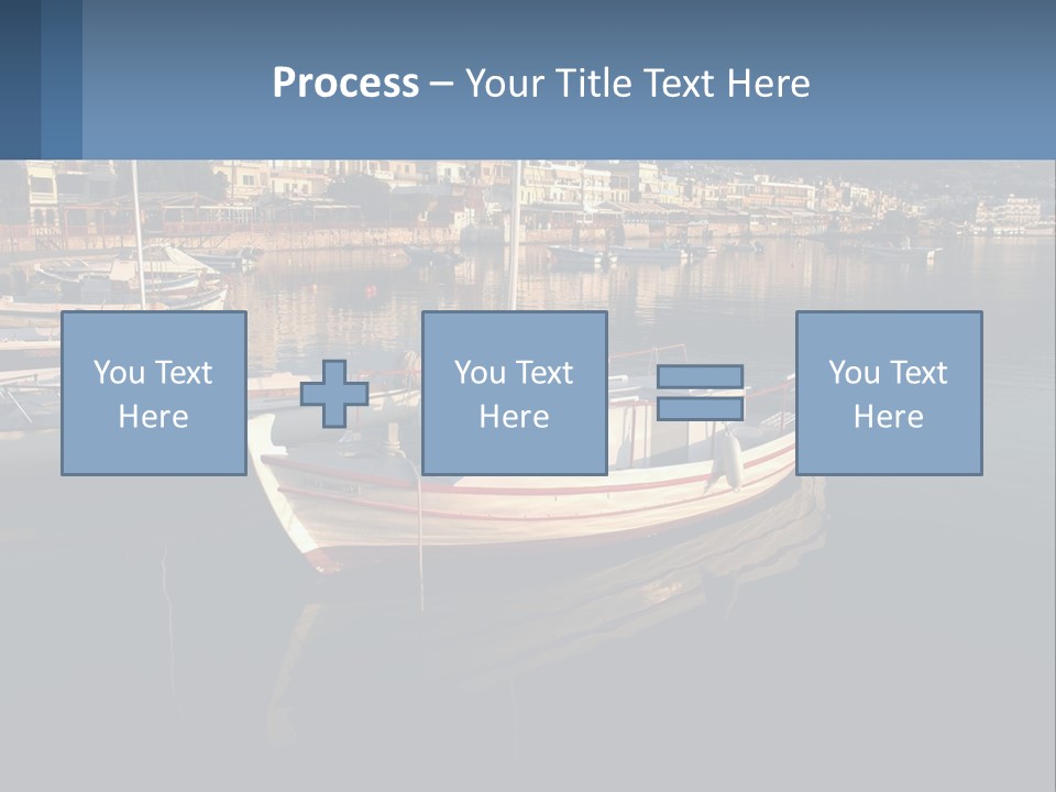 Greece Coast Hersonissos PowerPoint Template